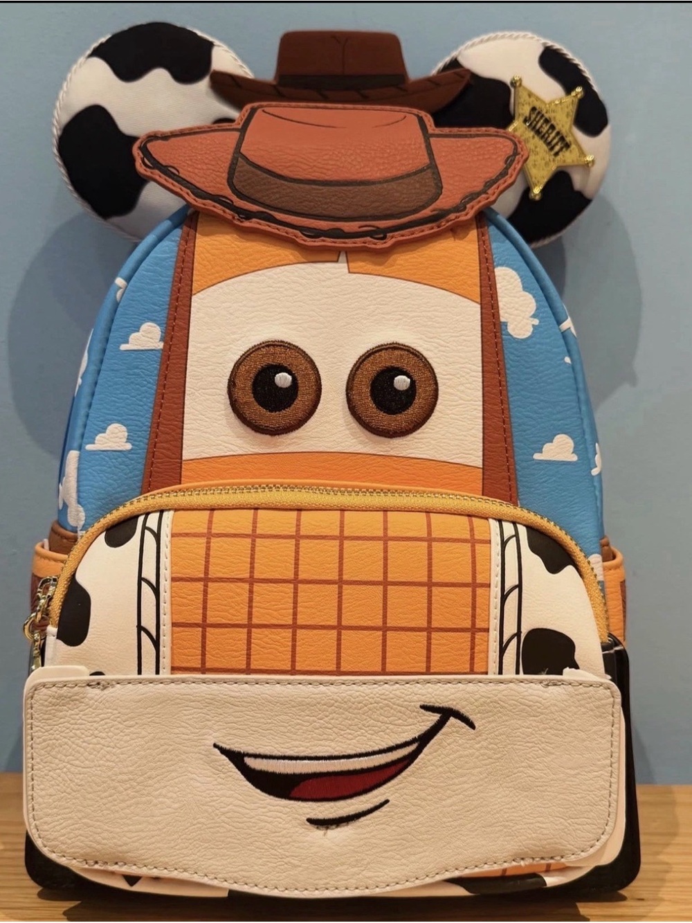 Loungefly Toy Car Story Woody Mini Backpack D23 Exclusive LE Disney - Picture 3 of 6